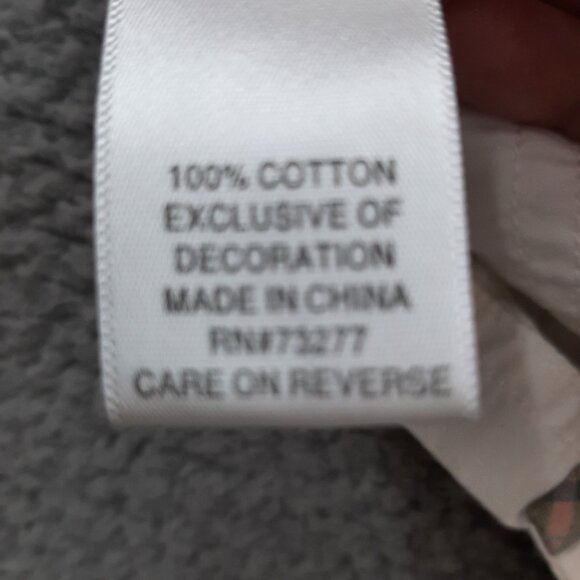 So wear it declair it White Short Sleeve Blazer Peplum Waist Notched Collar Sz L - Picture 7 of 10